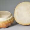 Saltglaze stoneware Scotsman jar and cover, circa 1840, Brampton in Derbyshire