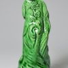 Green glaze pottery figure of Bacchus, circa 1800