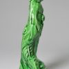 Green glaze pottery figure of Bacchus, circa 1800