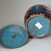 Chinese cloisonné barrel and cover, circa 1880