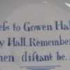 Liverpool dated delft punch bowl "Success to Gowan Hall, and Sally Hall, Remember me When distant be 1771"