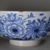 Liverpool dated delft punch bowl "Success to Gowan Hall, and Sally Hall, Remember me When distant be 1771"