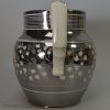 Pearlware pottery jug decorated with silver resist lustre, circa 1820