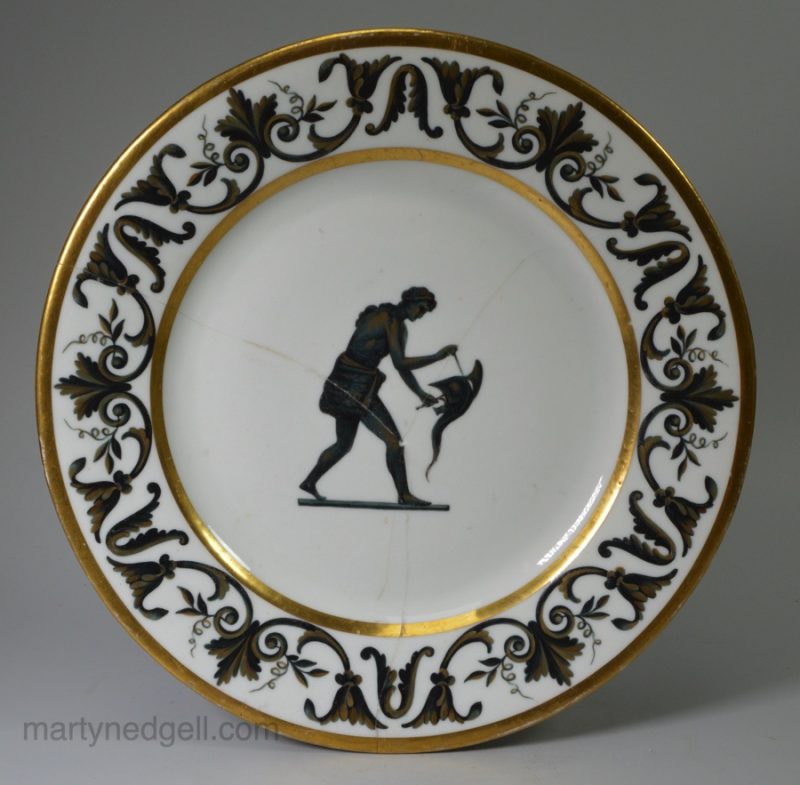 Derby porcelain plate, circa 1820