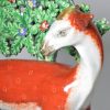 Large pair of Staffordshire bocage deer, circa 1820