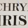 Rare creamware pottery bin label "LACHRYMÆ CHRISTI", circa 1820