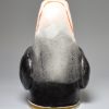 Porcelain hound's head stirrup cup, circa 1850