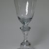 Continental wine glass with a domed folded foot, circa 1750