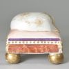 Pearlware pottery spaniel on a cushion, circa 1820