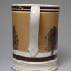 Pearlware pottery mug with dendritic Mocha decoration, circa 1830