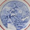 Pearlware pottery child's plate "Stag Hunt", circa 1830