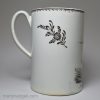Pearlware pottery quart mug "Success to the Mercury", circa 1800