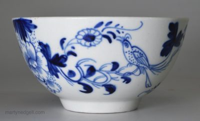 Liverpool porcelain teabowl, circa 1765