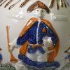 Prattware pottery jug moulded with Admiral Jervis, circa 1798