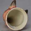 Pearlware pottery stirrup cup decorated with overglaze enamels, circa 1820