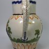 Prattware pottery jug moulded with the Duke of Cumberland, circa 1800
