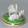 Chamberlain Worcester porcelain rabbit group, circa 1830