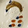 Small prattware plate commemorating Queen Caroline, circa 1821