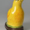 Bilston enamel canary bird bonbonniére, circa 1780
