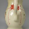 Creamware pottery jug, dated 1773, probably Leeds Pottery