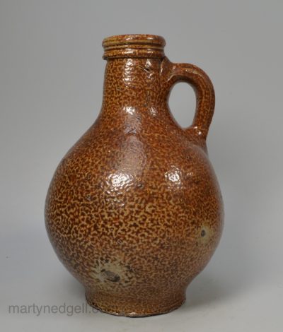 German saltglaze stoneware jug, circa 1600