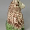 Creamware pottery model of a ram, circa 1790