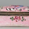 Bilston enamel snuff box moulded with a dolphin, circa 1780