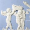 Wedwood solid blue jasper plaque "Marriage of Cupid and Psyche", circa 1820