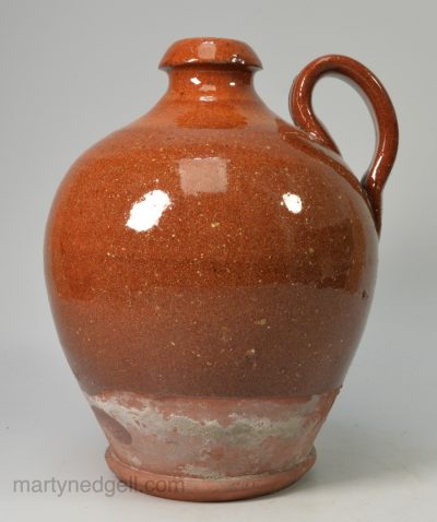 Country pottery jug, circa 1850, possibly Buckley Pottery