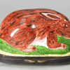South Staffordshire enamel rabbit bonbonniére, c1820