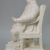 Derby bisque porcelain figure of Charles James Fox, circa 1790