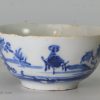 Toy delft teabowl, probably Liverpool circa 1760