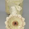 Creamware pottery candlestick, circa 1780