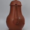 Staffordshire red stoneware pottery coffee pot, circa 1760