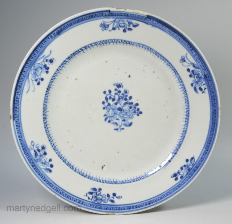 Chinese porcelain plate, circa 1790