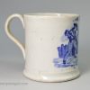 Pearlware pottery child's mug "FOR JAMES", circa 1830