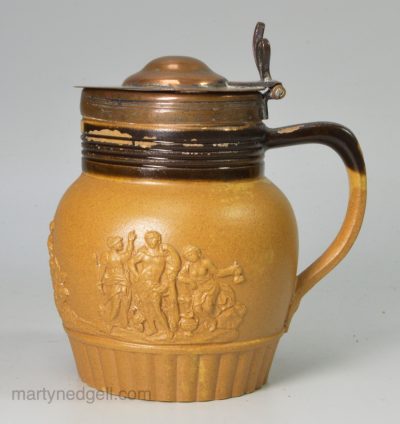 Small Adams stoneware jug, circa 1800