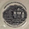 Pearlware child's plate commemorating the Sheffield Flood March 12th 1864