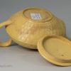 Wedgwood glazed caneware pottery teapot, circa 1820