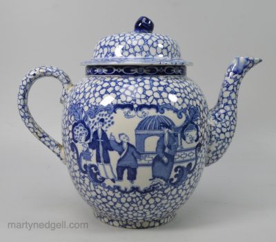 Adams pearlware pottery teapot, circa 1910