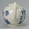 Lidless Worcester porcelain teapot, circa 1770