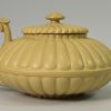 Drab stoneware teapot, circa 1830