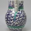 Pearlware pottery jug with sponged decoration, circa 1800
