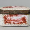 French enamel snuff box, imitating Bilston enamels, circa 1880, Samson, Paris