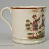 Pearlware pottery child's "ABC" mug, circa 1840