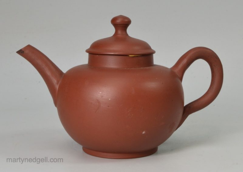 Staffordshire red stoneware teapot, circa 1760