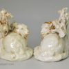 Pair of small Derby porcelain sheep, circa 1790