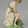 Staffordshire pearlware pottery figure "Venus & Cupid", circa 1820