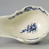 Lowestoft porcelain sauce boat, circa 1764