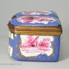 Enamel double lidded snuff box, circa 1780, probably French